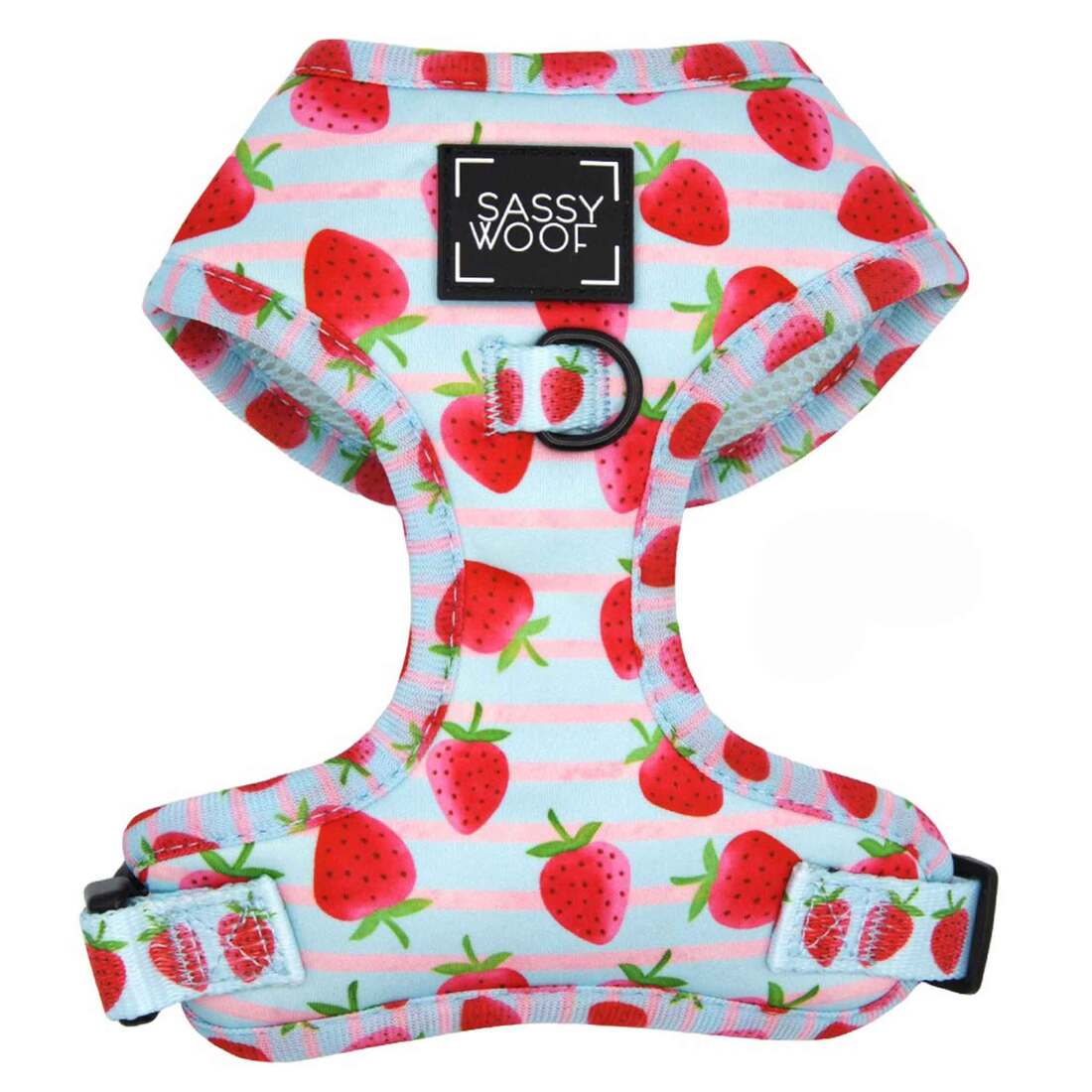 Sassy Woof Adjustable Dog Harness, I Woof You Berry Much - Image 3
