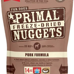 Primal Pet Foods Canine Freeze-Dried Pork Formula, 14 Ounces