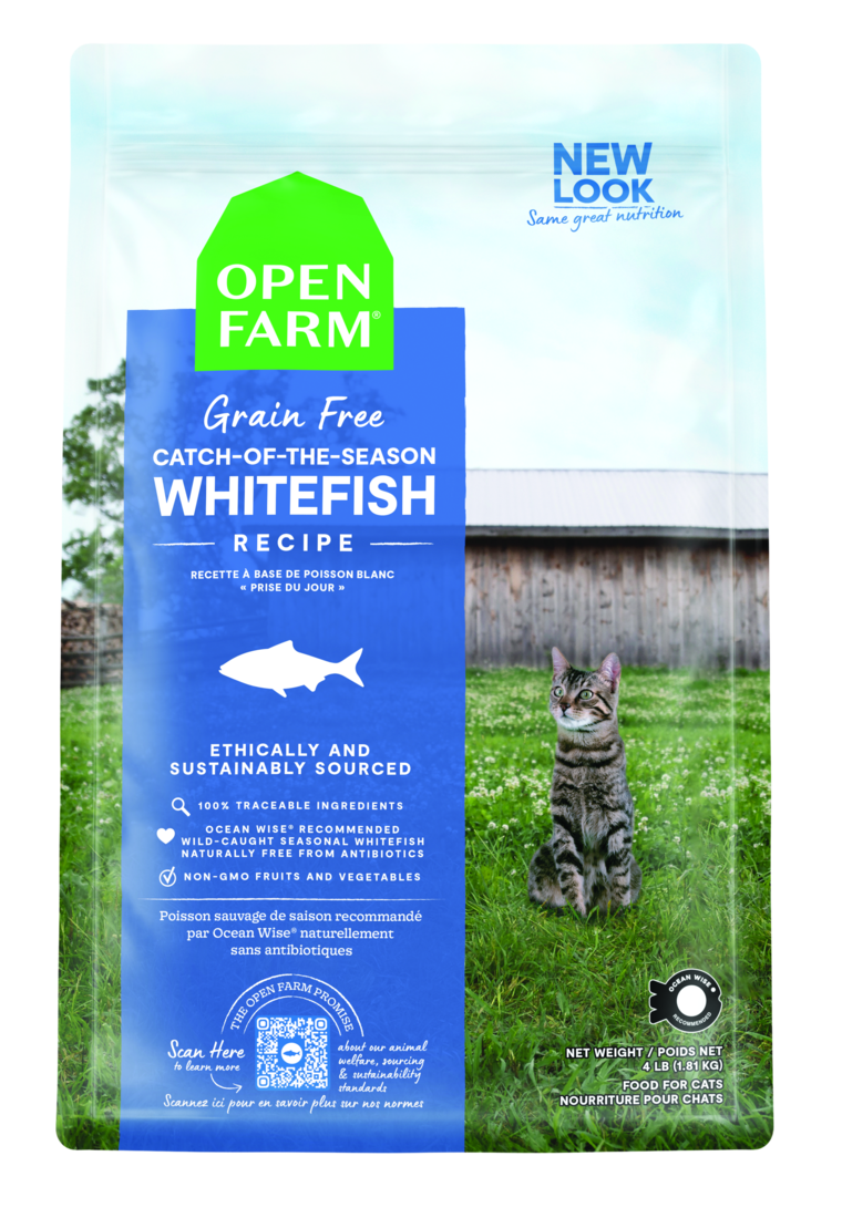 Open Farm Cat Food Catch Of The Season Whitefish, 4 Pounds