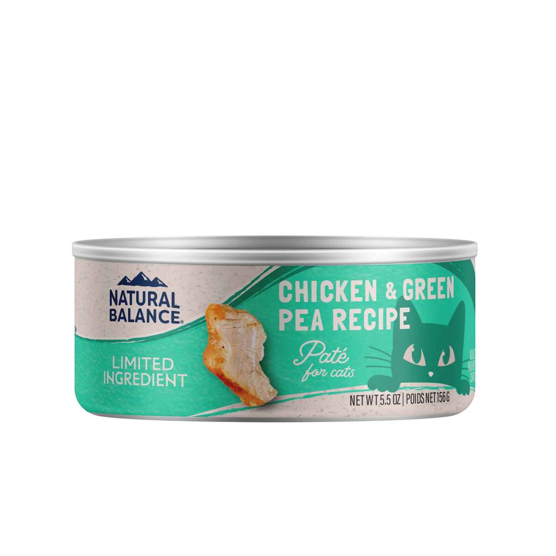 Natural Balance Limited Ingredient Wet Cat Food, Chicken & Green Pea Formula, 5.5 Ounces