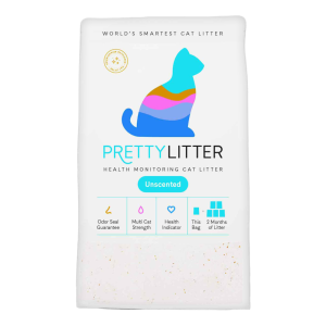 PrettyLitter Original Unscented Non-Clumping Cat Litter, 8 Pounds