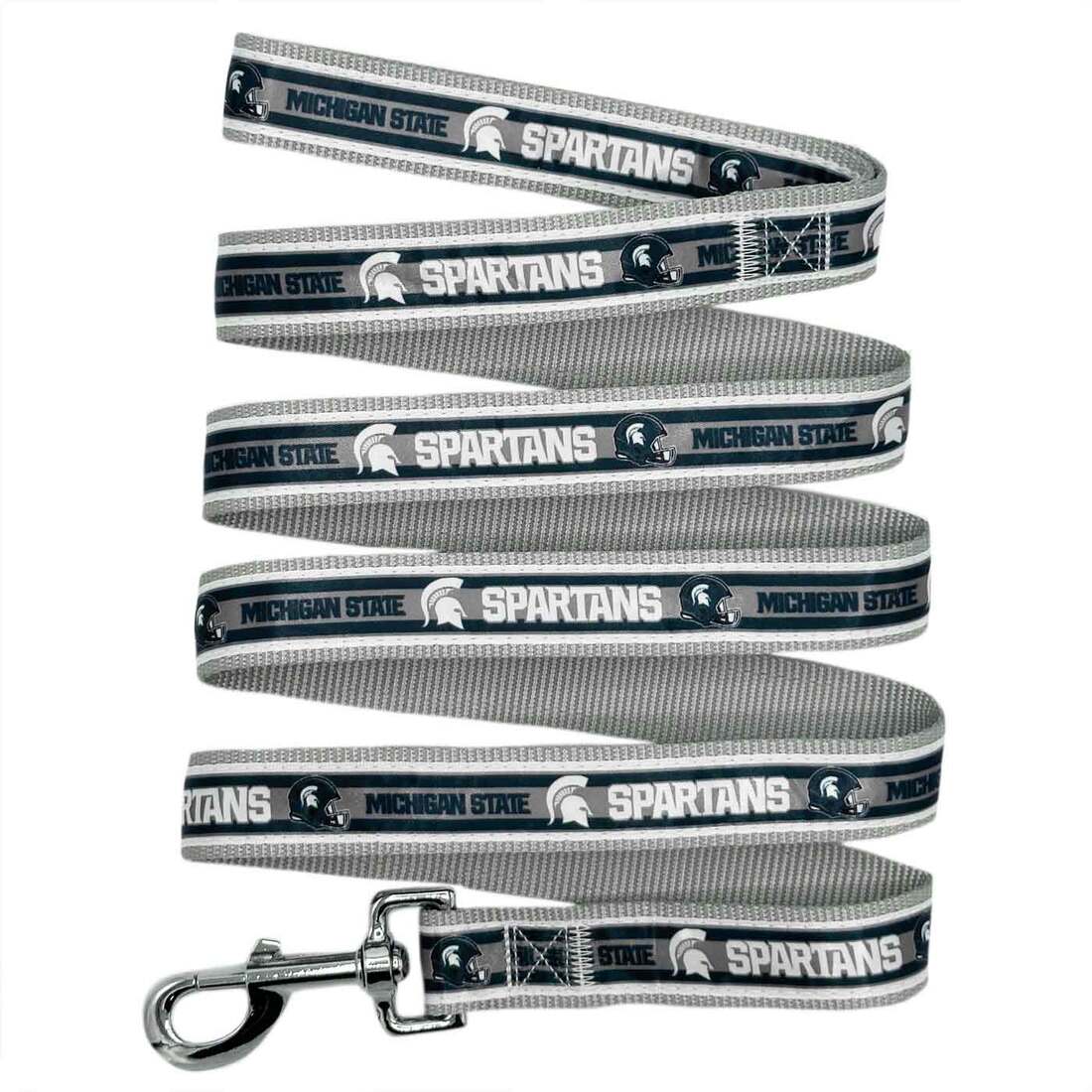 Pets First NCAA Michigan State Dog Leash, Large