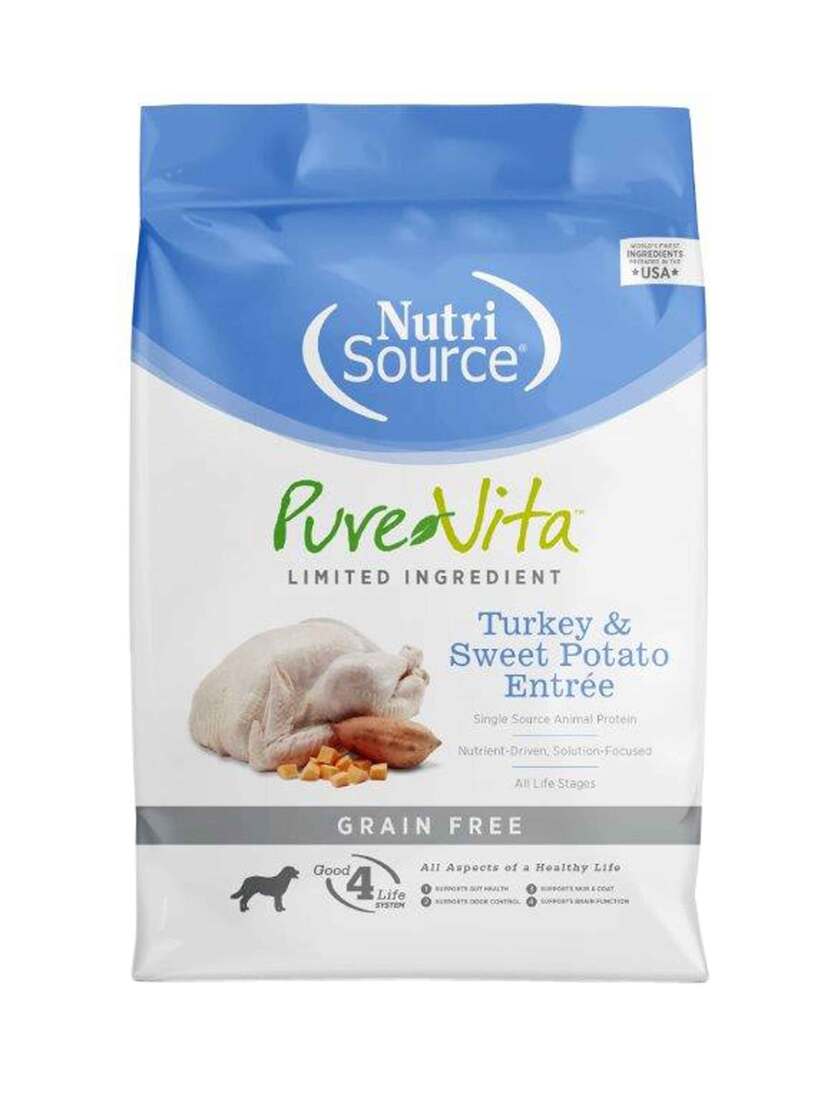 PureVita™ Dog Food Grain Free Turkey and Sweet Potato, 25 Pounds