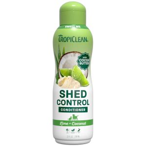 TropiClean Lime & Cocoa Butter Shed Control Conditioner for Pets, 20oz