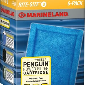 Marineland Penguin Power Filter Cartridges RiteSize B, 6 pack