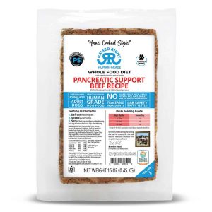 Raised Right Pancreatic Support Frozen Dog Food, Beef, 16 Ounces - Not Available For Delivery