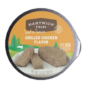 Hartwick Fields Loaf In Sauce Adult Grilled Chicken Wet Dog Food, 3.5 Ounces
