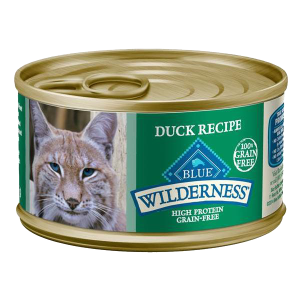 Blue Buffalo Wilderness Grain-Free Adult Natural Paté Wet Food, Duck, 3 Ounces