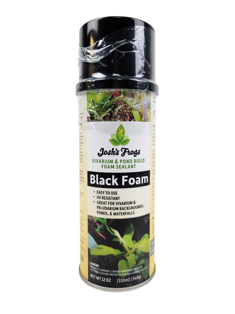 Josh's Frogs Vivarium/Pond Foam Sealant, Black