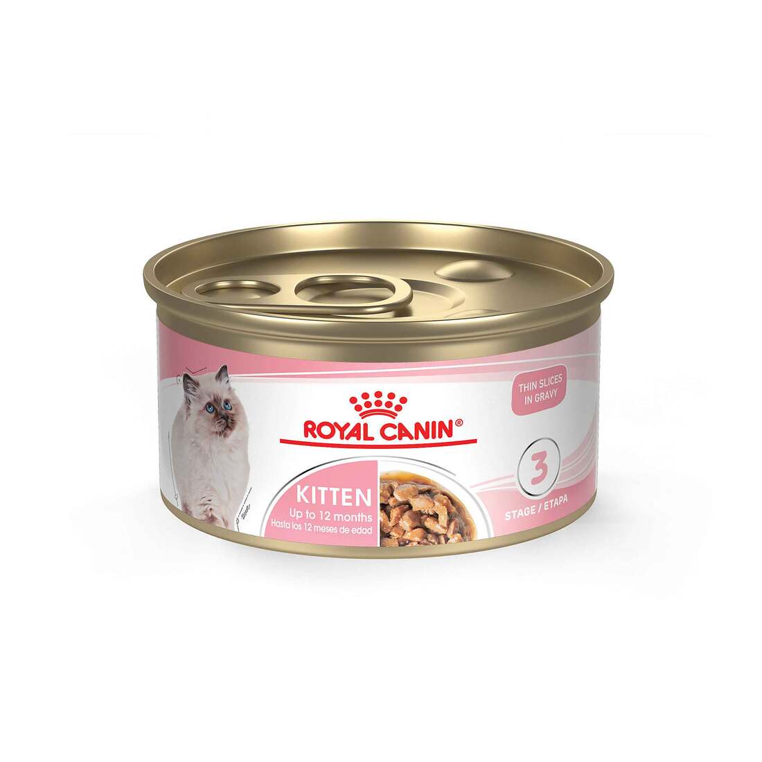 Royal Canin? Feline Health Nutrition? Kitten Thin Slices In Gravy Wet Cat Food, 3 Ounces