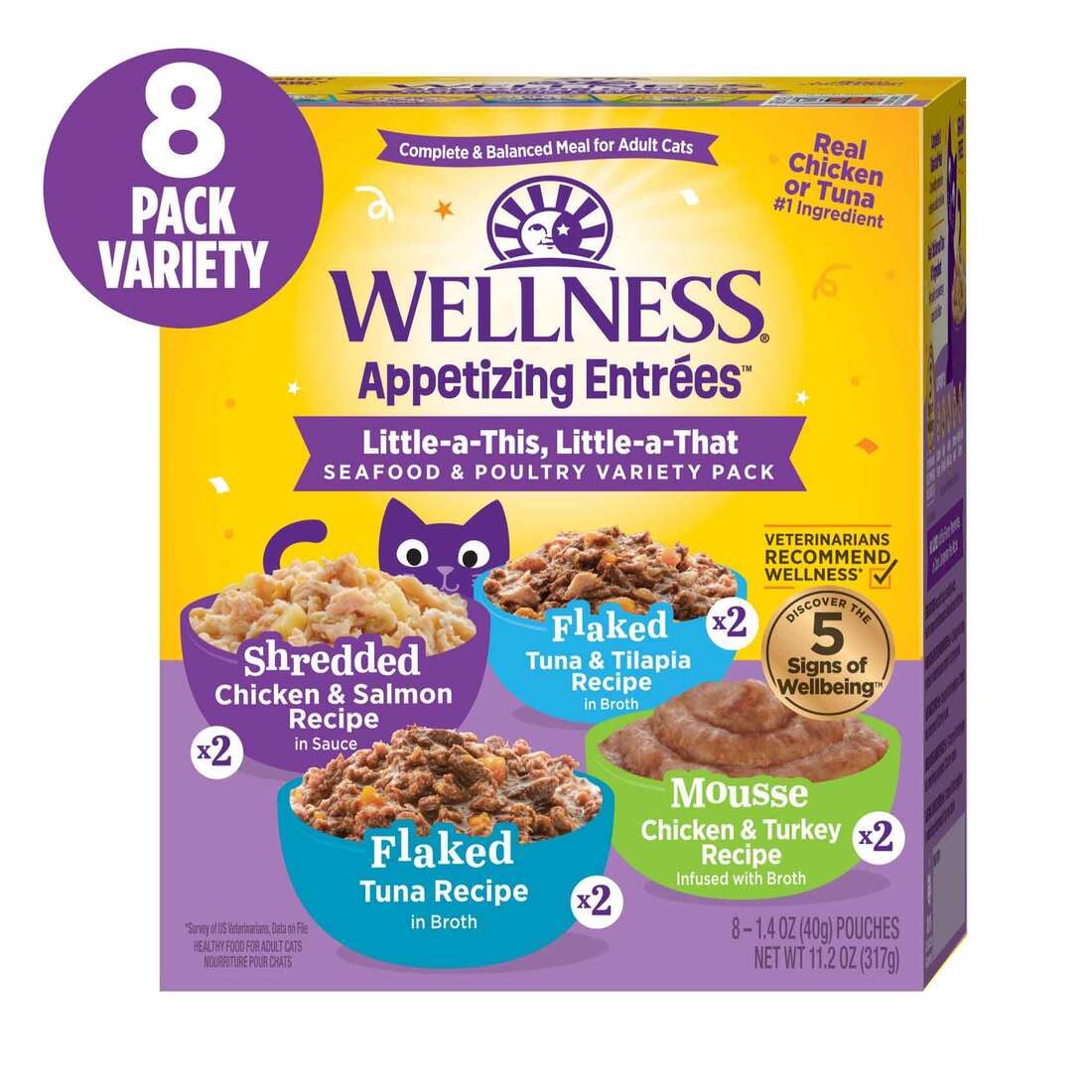 Wellness? Appetizing Entr??es? Little-a-This, Little-a-That, Seafood & Poultry Variety Pack, Natural