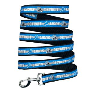 Pets First NFL Detroit Lions Leash, Satin, Medium