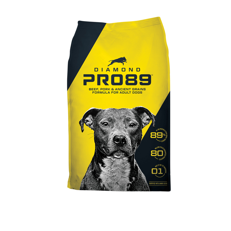 Diamond Pro89 Beef, Pork & Ancient Grains Formula For Adult Dogs, 40 Pounds