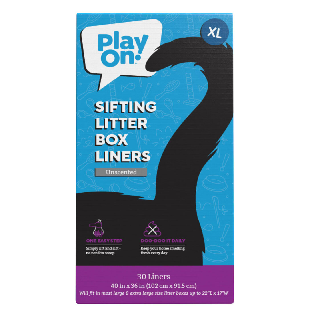 Play On Sifting Cat Litter Liner, Unscented - Image 3
