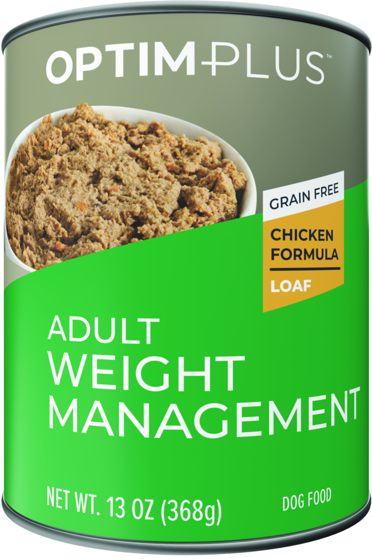 OptimPlus Grain Free Adult Weight Management Chicken Formula Wet Dog Food, 13 Ounces
