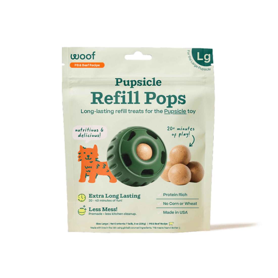 Woof Pupsicle Refill Pops Dog Treat