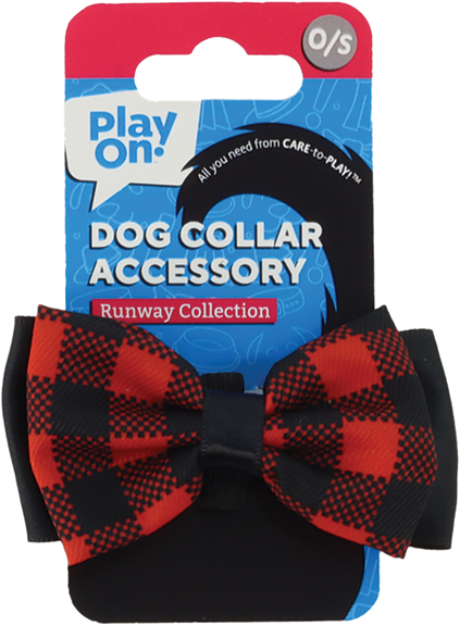 Play On Bow Tie, Buffalo Check, One Size