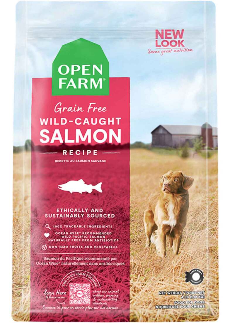 Open Farm Dry Dog Food, Grain Free Wild-Caught Salmon