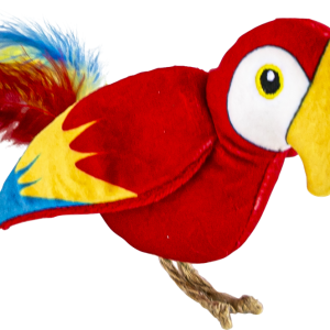 Play On Cat Toy Plush Parrot
