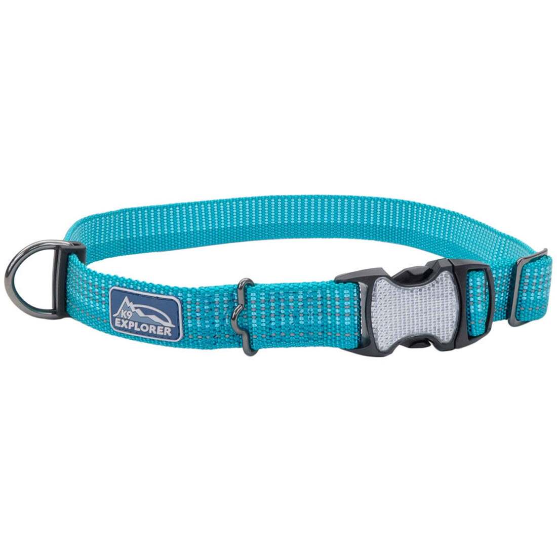 Coastal Pet Products K9 Explorer® Brights Reflective Adjustable Dog Collar, Ocean - Image 2