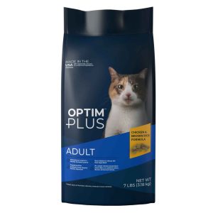 OptimPlus Adult Chicken & Brown Rice Formula Dry Cat Food