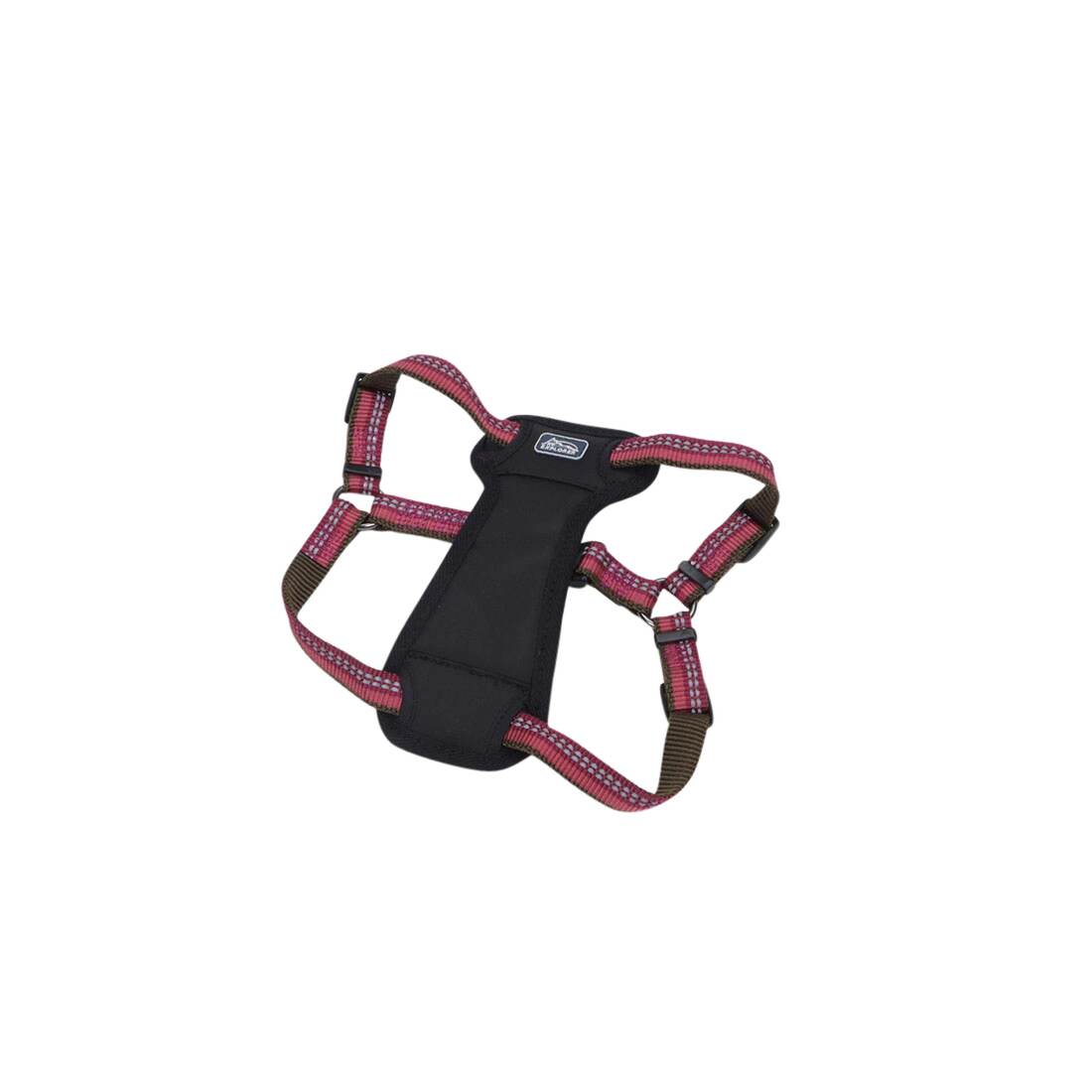 K9 Explorer Reflective Adjustable Padded Dog Harness, Berry - Image 3