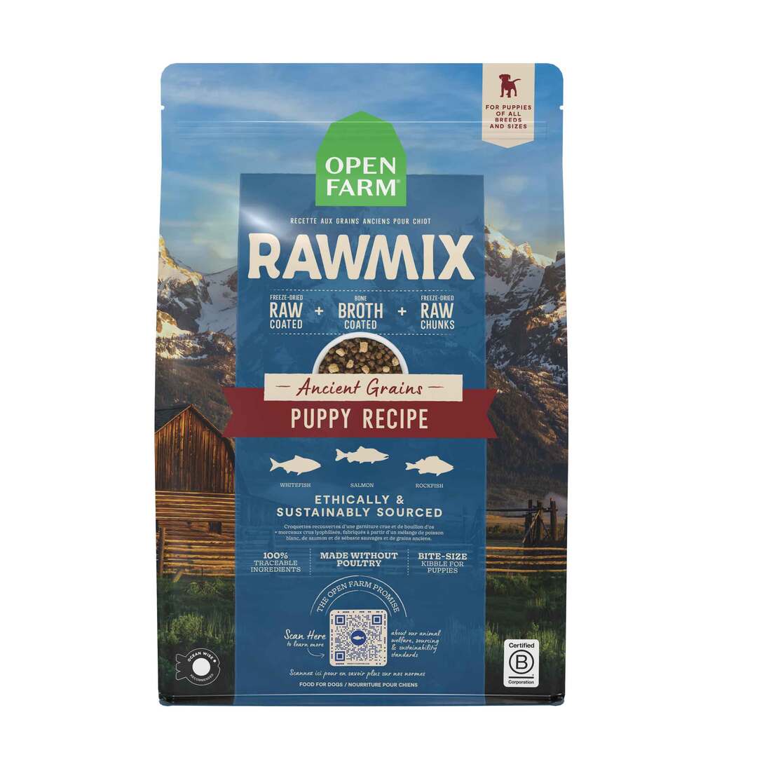 Open Farm RawMix Ancient Grains Puppy Dry Dog Food - Image 2
