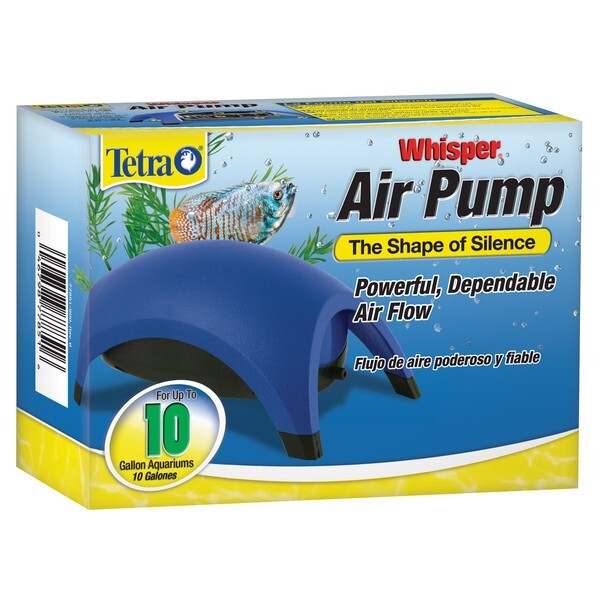 Tetra 10 Whisper Air Pump for up to 10 gallon aquariums