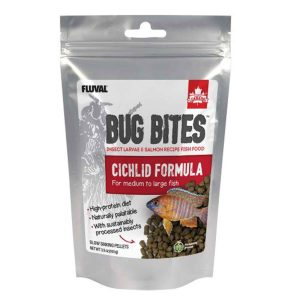 Fluval Bug Bites Cichlid Pellets, 3.53 Ounce