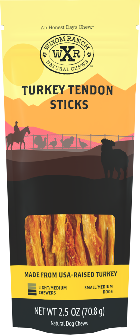 Wixom Ranch Naturals Chews Turkey Tendon Sticks - Image 2