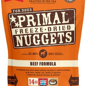 Primal Pet Foods Canine Freeze-Dried Beef Formula, 14 Ounces