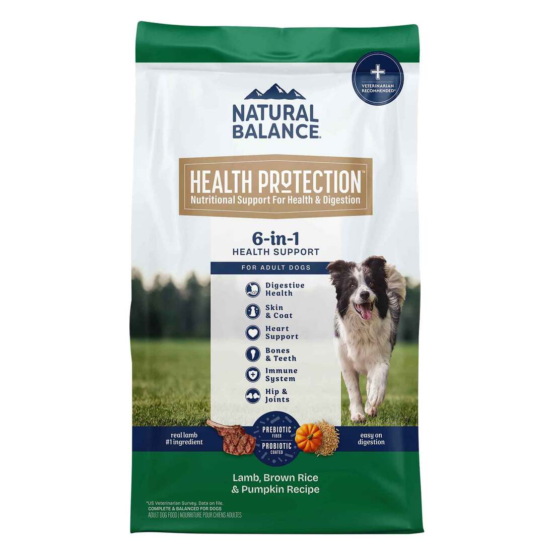 Natural Balance Health Protection Dry Dog Food, Lamb, Brown Rice & Pumpkin Recipe - Image 2