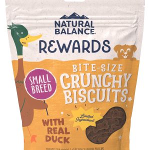 Natural Balance® Rewards Crunchy Biscuits with Real Duck Small Breed Recipe Dog Treats