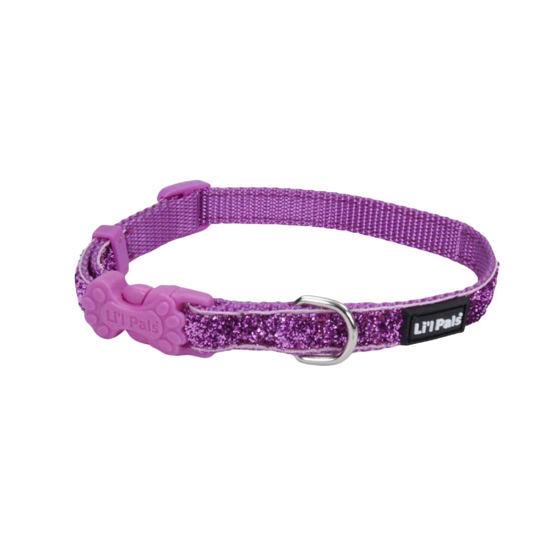 Coastal Li'l Pals® Adjustable Dog Collar with Glitter Overlay - Image 2