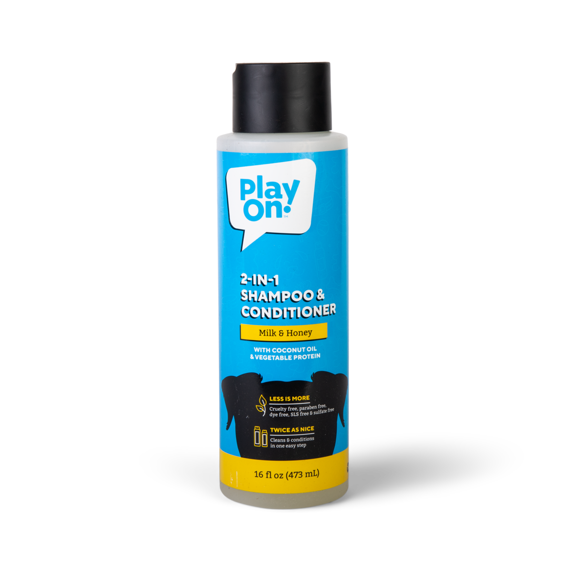 Play On 2-in-1 Shampoo & Conditioner, Milk & Honey, 16 Ounces