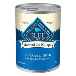 Blue Buffalo Homestyle Recipe Natural Adult Wet Dog Food, Chicken Dinner With Garden Vegetables, 12.