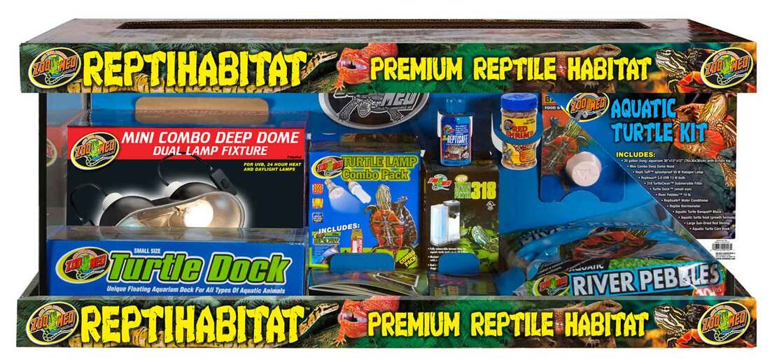 Zoo Med Aquatic Turtle Kit, 20 Gallons