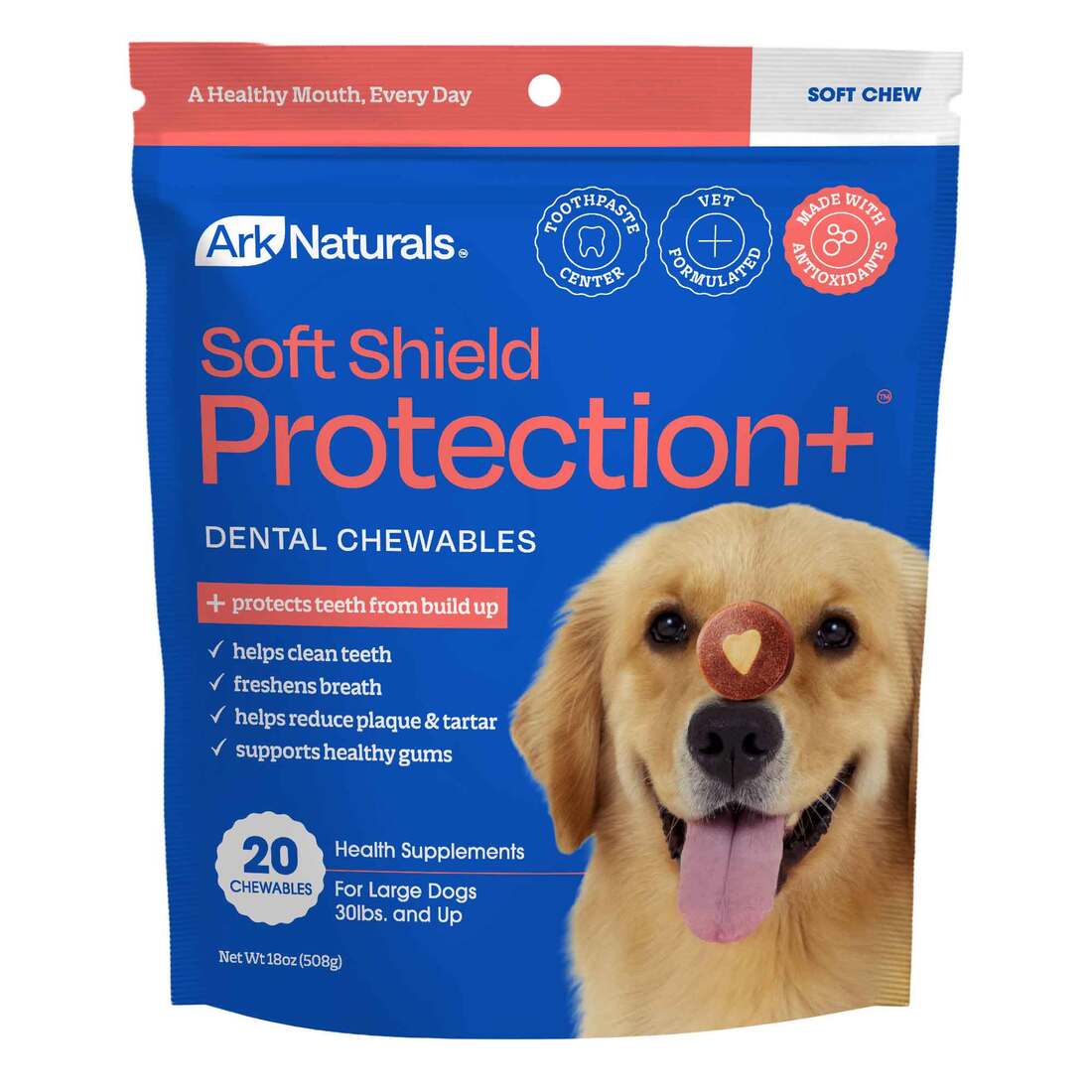 Ark Naturals Soft Shield Protection+ Brushless Toothpaste, Large