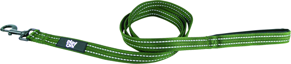 Play On Adventure Reflective Dog Leash, Olive - Image 3