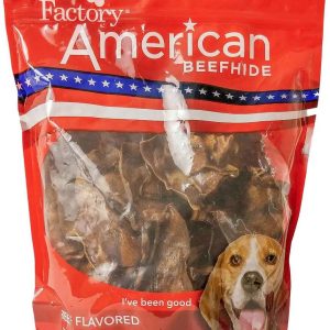 Pet Factory American Beefhide Beef Flavor Chips, 22 Ounces