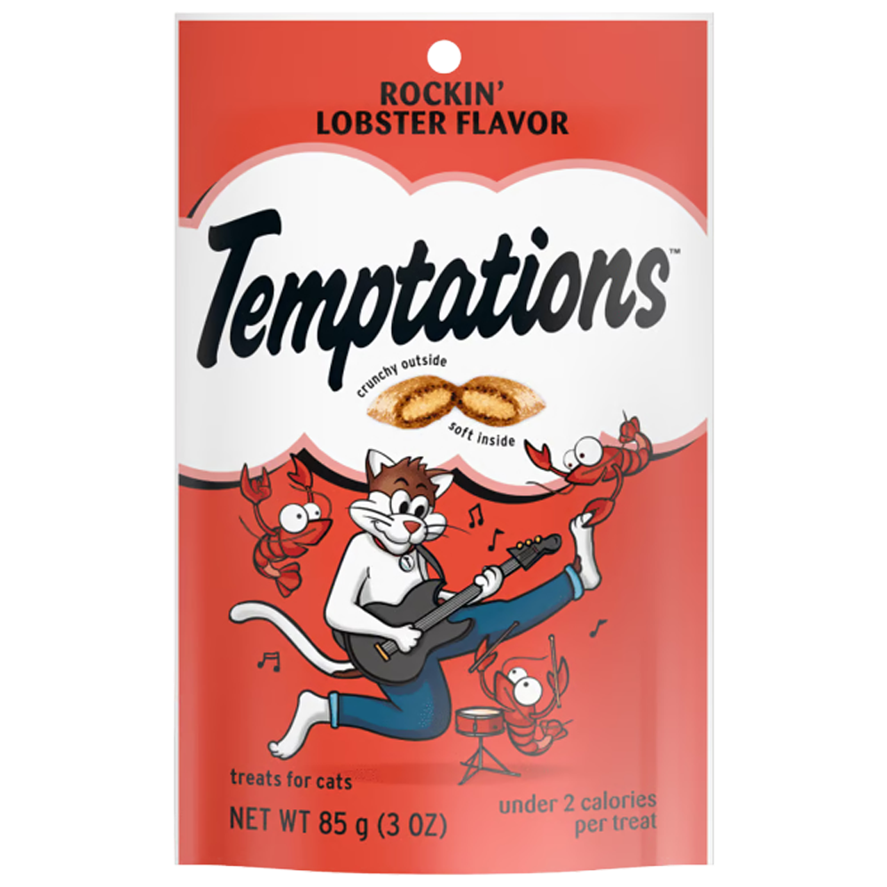 Whiskas Temptations Rockin Lobster Flavor Cat Treats, 3 Ounces