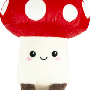 Play On Plush Mushroom With Legs Dog Toy, 8 Inches Tall