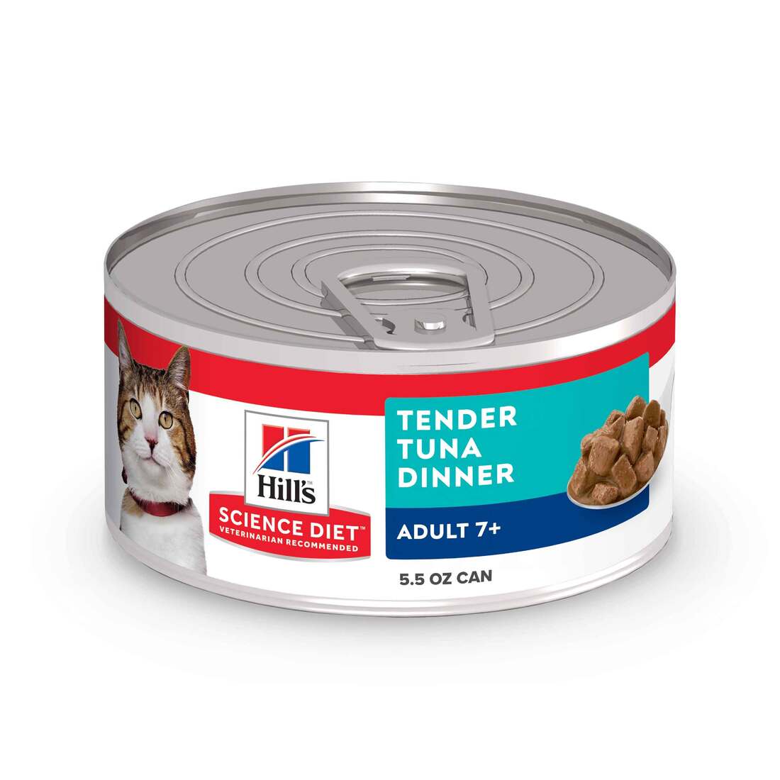 Hill's Science Diet Senior 7+ Canned Cat Food, Tender Tuna Dinner, 5.5 Ounces