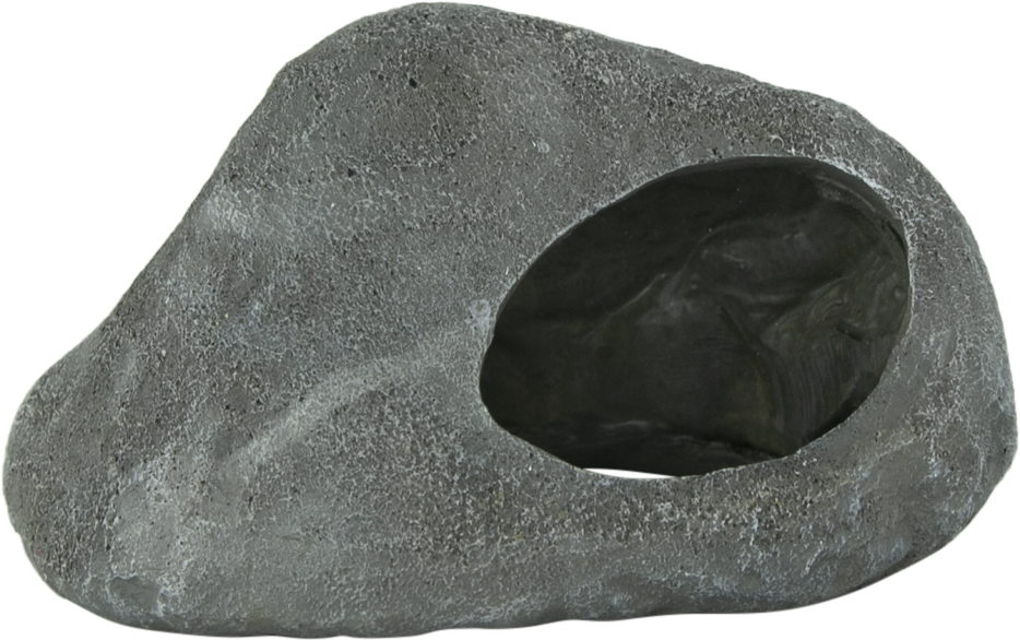 Fins First Aquarium Décor, Single Rock Hide, Small