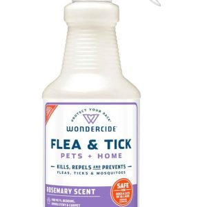 Wondercide Flea, Tick, and Mosquito Control Pet/Home Spray, Rosemary, 16 Ounces