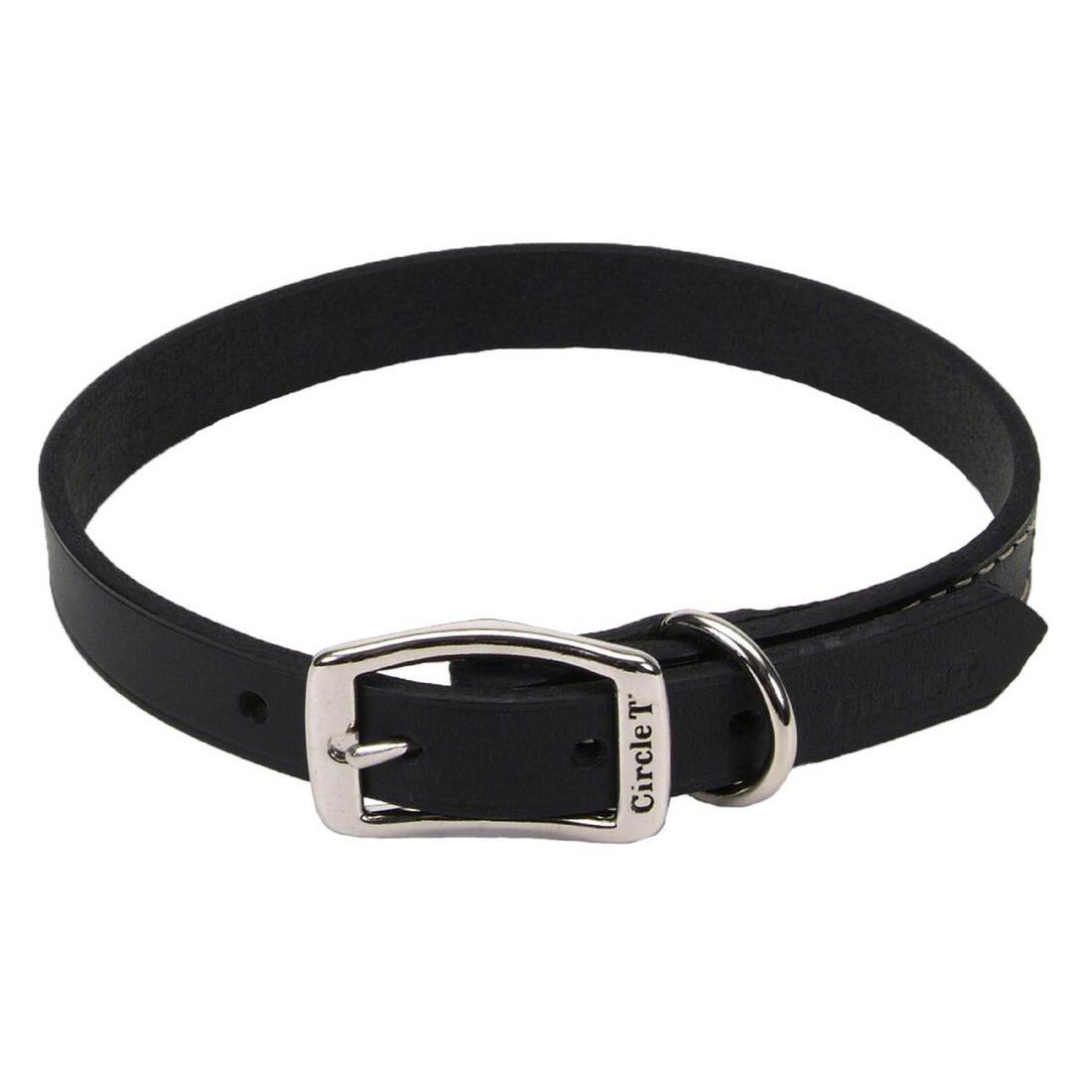 Coastal Pet Products Circle T Oak Tanned Leather Town Dog Collar