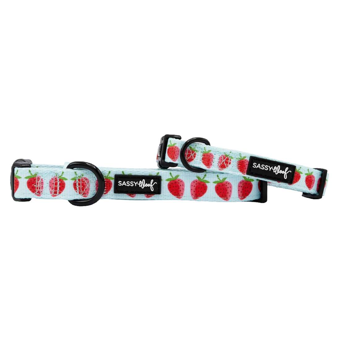 Sassy Woof Dog Collar, I Woof You Berry Much