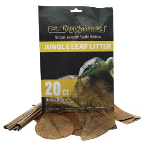 Reptifauna Aquatic Plant Jungle Leaf Mix, 20 Count