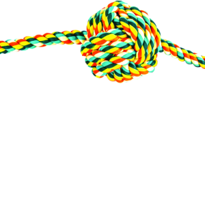 Play On Dog Toy Rope 3 Knot