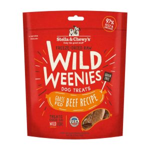 Stella & Chewy's Freeze-Dried Raw Beef Wild Weenies Dog Treats, 3.25 Ounces